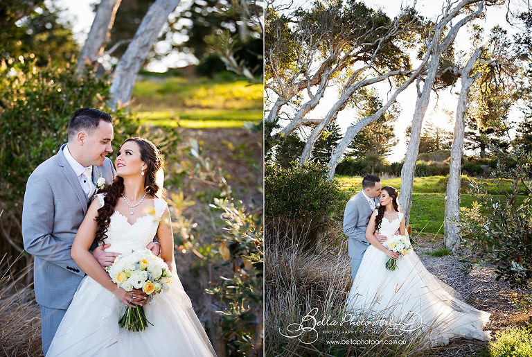 shelly beach golf club wedding photos