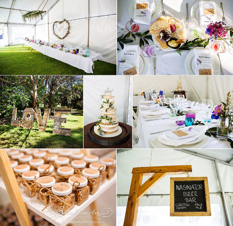 berry wedding pulmans cottage outdoor marquee reception