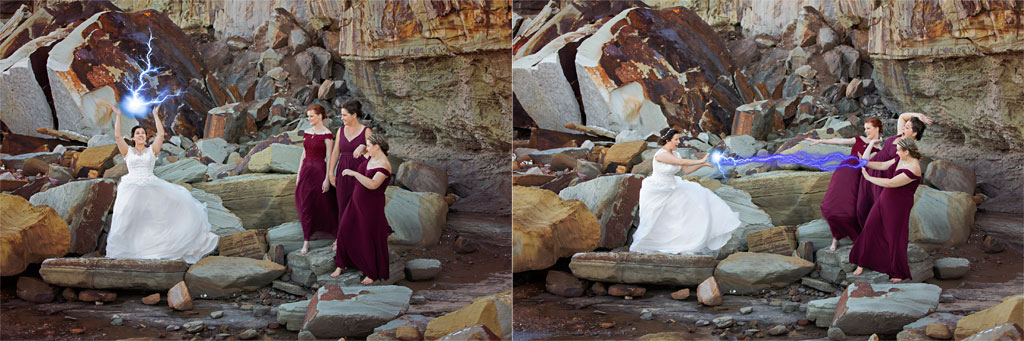 magical wedding photos spell duel