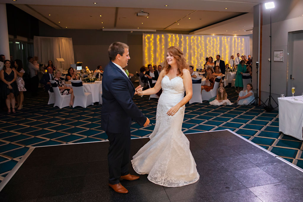 bridal waltz reception magenta shores