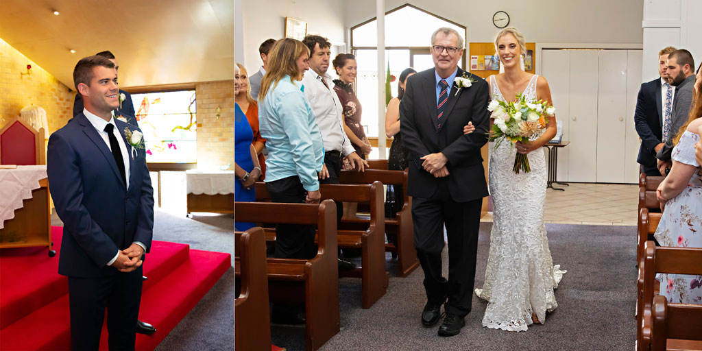 church wedding caves beach 