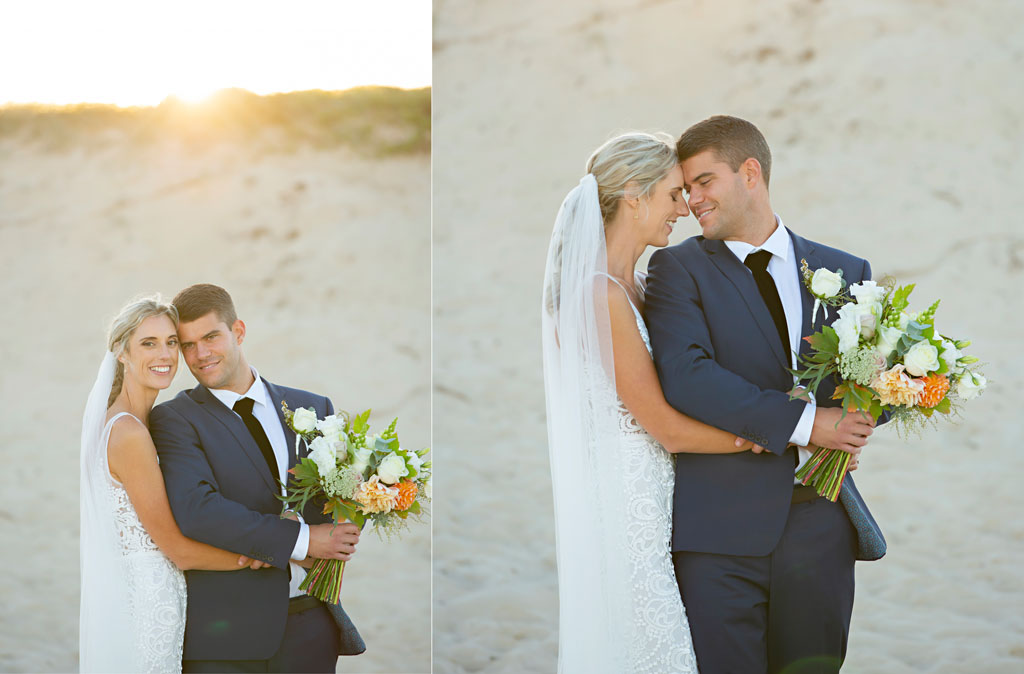 caves beach resort bride and groom wedding photos