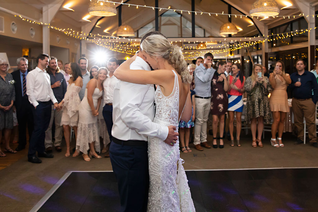 caves beach resort wedding reception bridal waltz