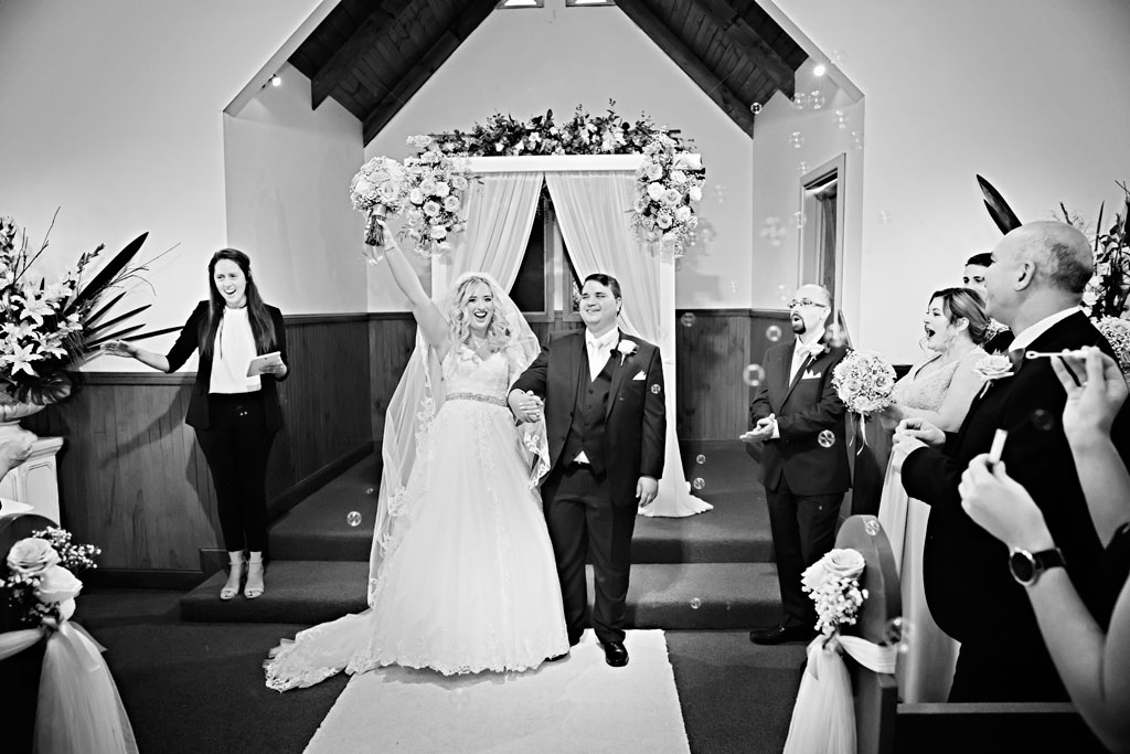 wedding ceremony lovedale chapel the hunter 