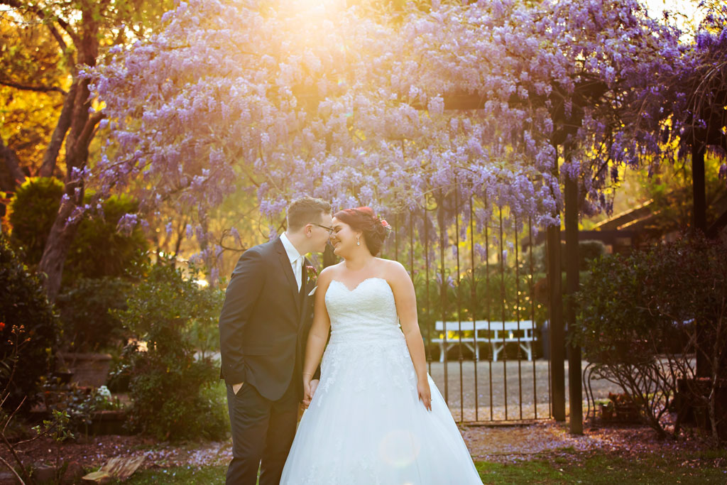 firescreek winery wedding spring 