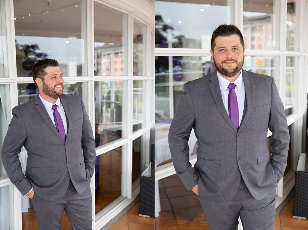 groom rainy wedding day harbourview newcastle