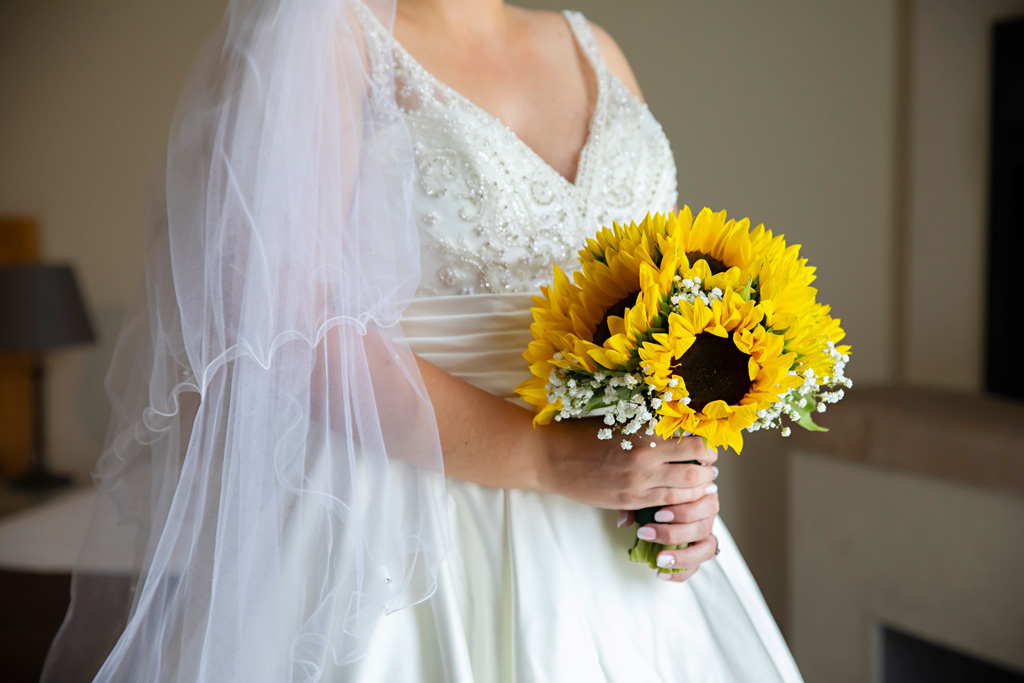 sunflower wedding bouquet bathurst