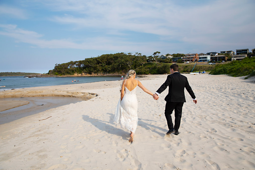 fingal bay port stephens wedding photographer