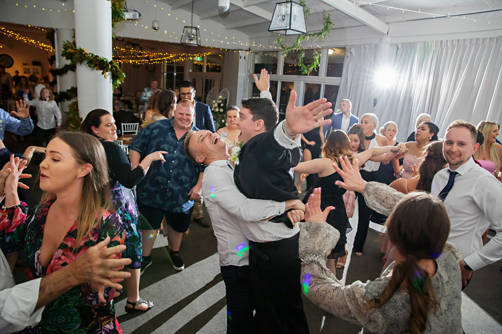 dancing wedding reception nelson bay