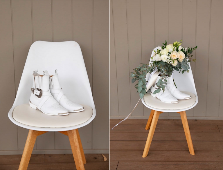 white wedding boots 