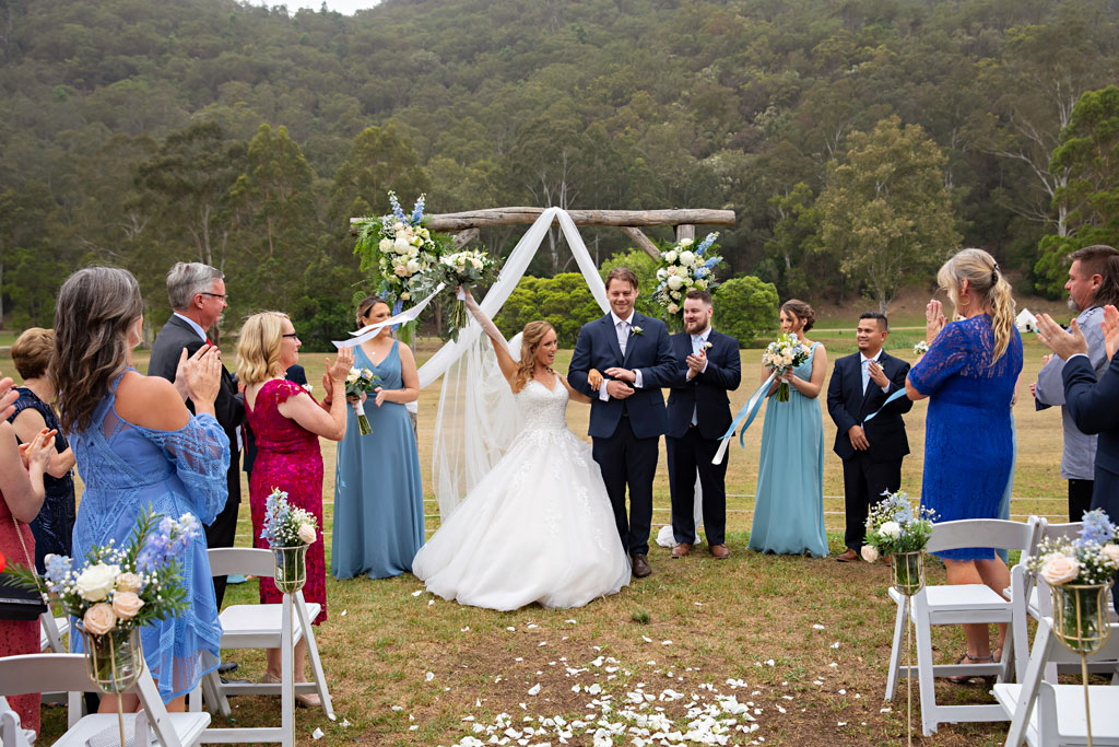 glenworth valley wedding ceremony 