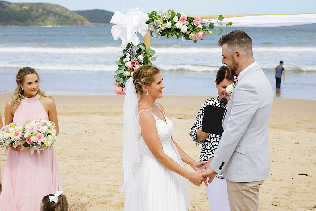 umina beach wedding ceremony 