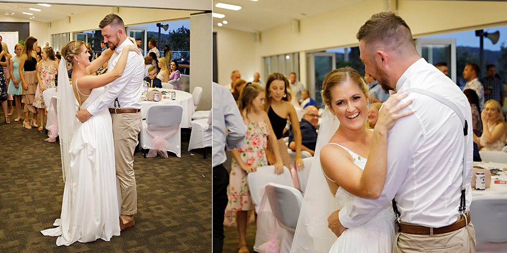 ocean beach wedding reception