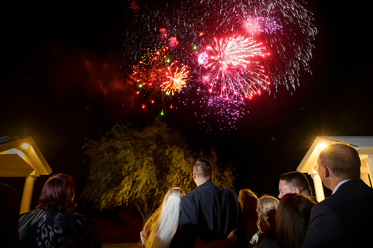 fire works leogate wedding hunter valley