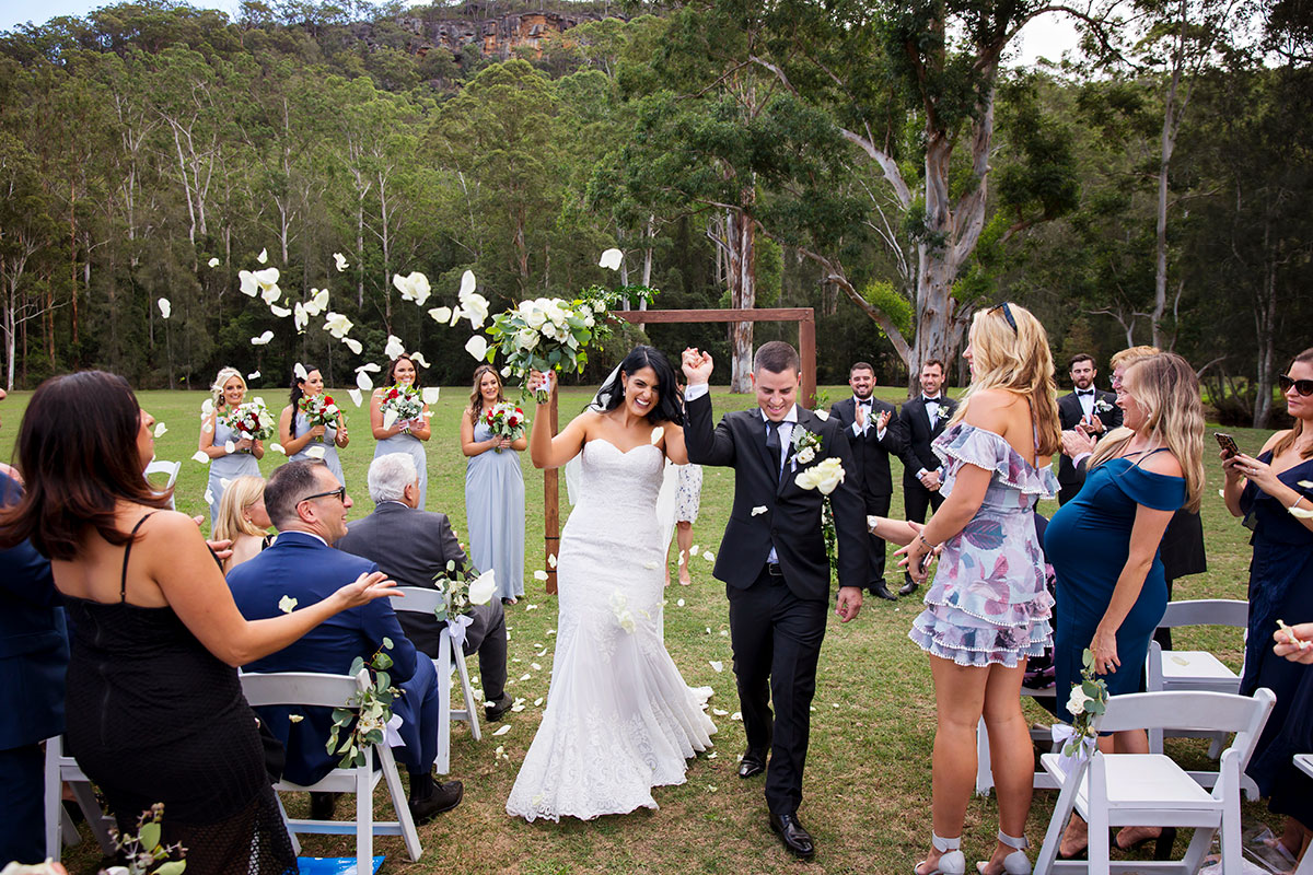 paddock wedding ceremony glenworth best central coast wedding venues