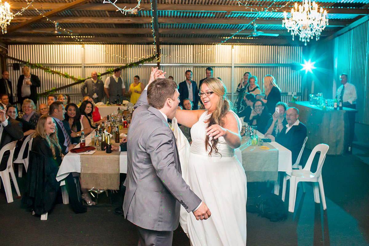 somersby gardens reception barn first dance