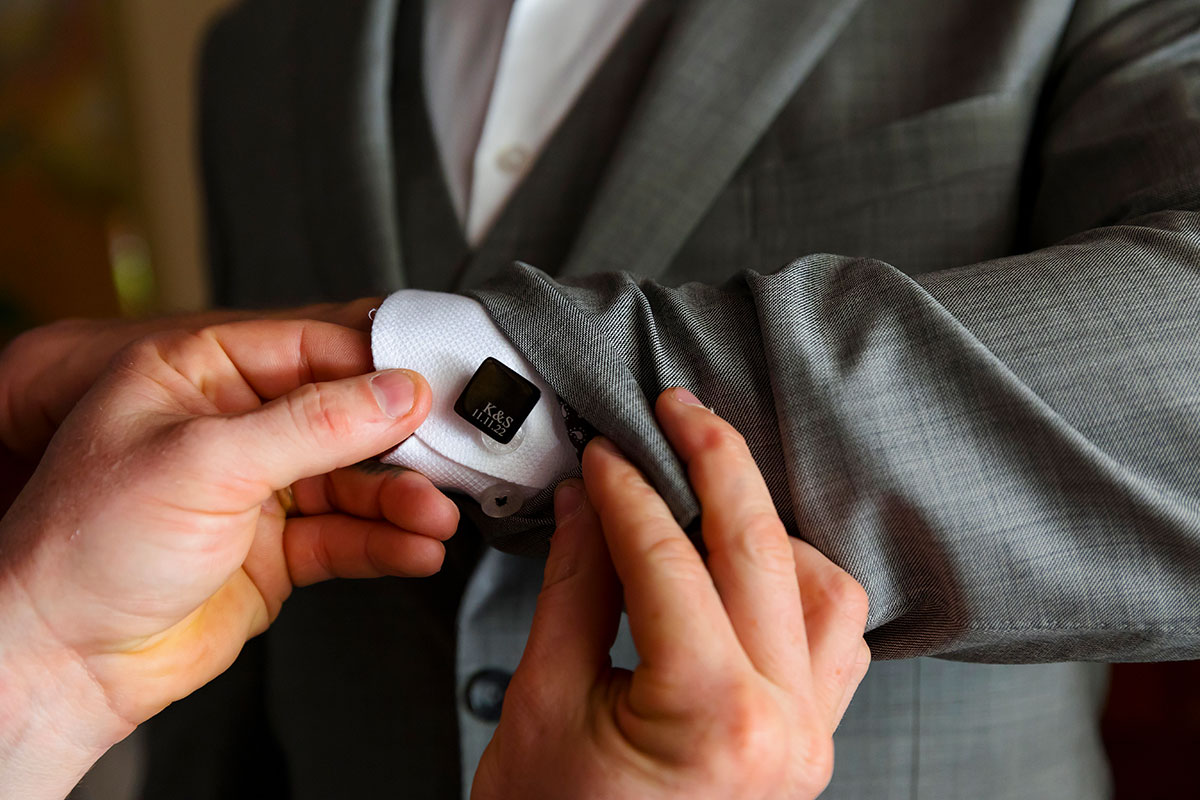 groom cuff links wedding central coast