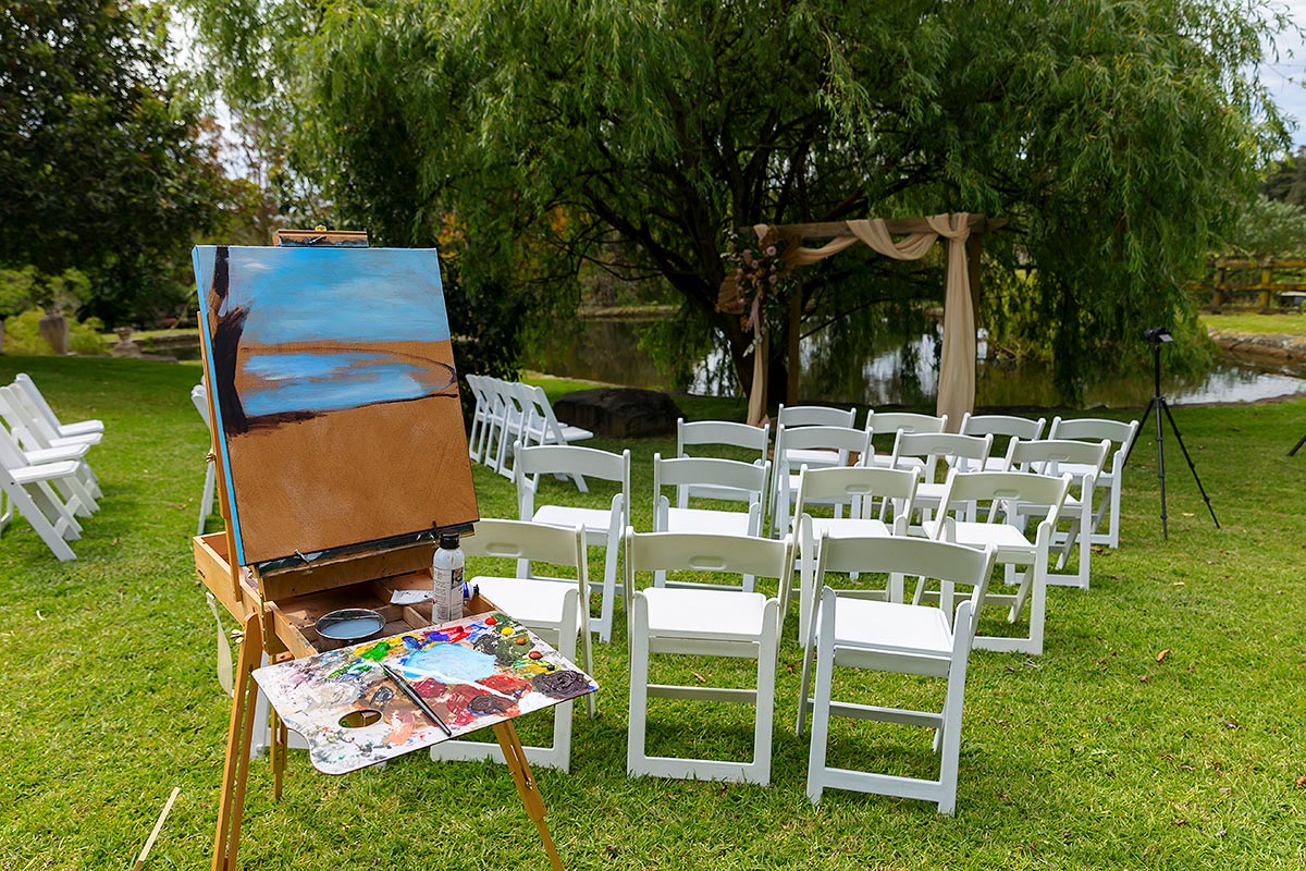 live wedding painting 