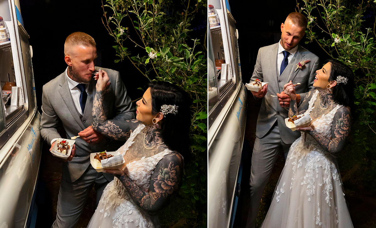 ice cream truck wedding central coast