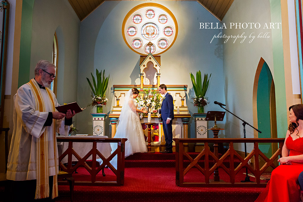 St Patrick's Chapel at Nulkaba wedding