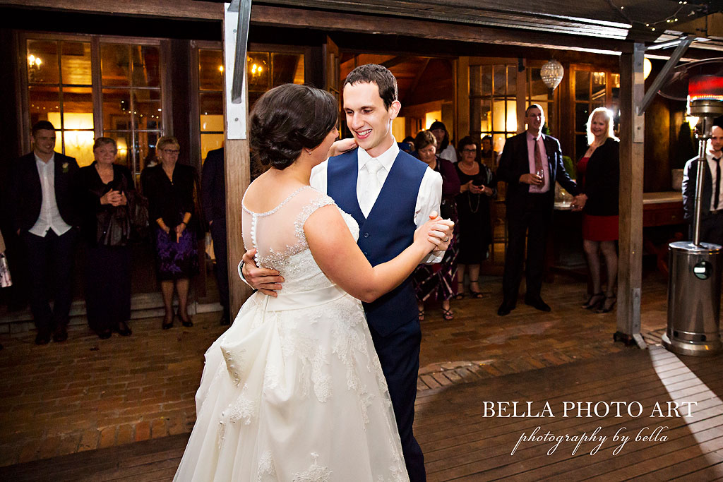 first dance Circa 1876 restaurant the hunter valley wedding reception