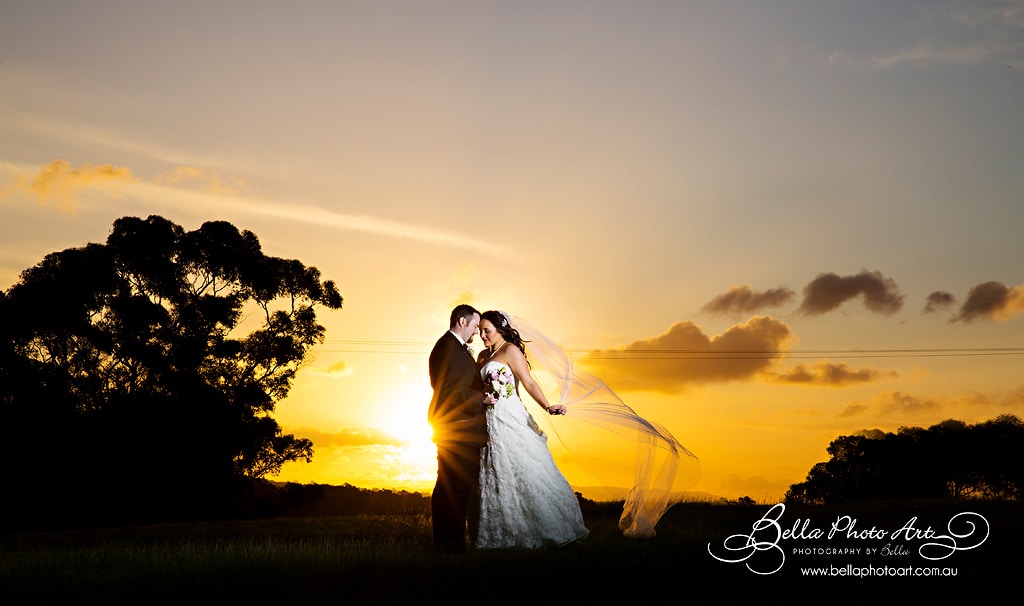 sunset photos at peppers creek barrel room