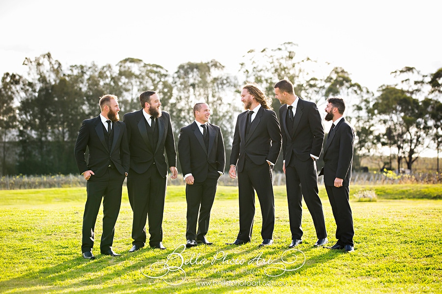 groomsmen at peterson house
