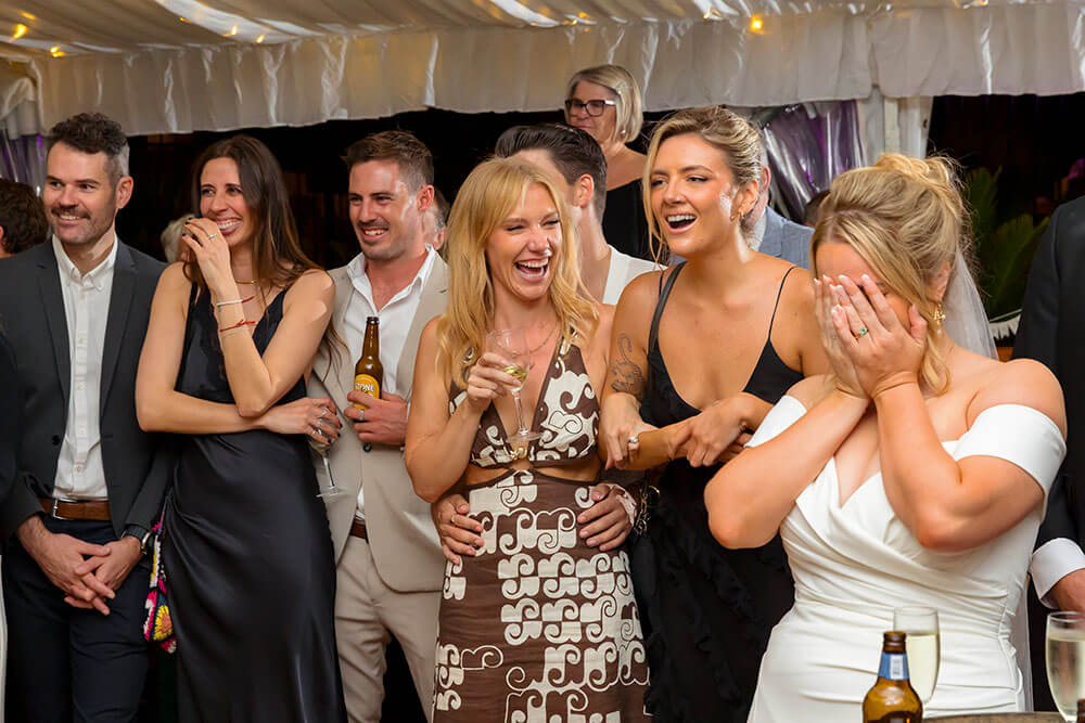 wedding speeches marquee terrigal wedding 