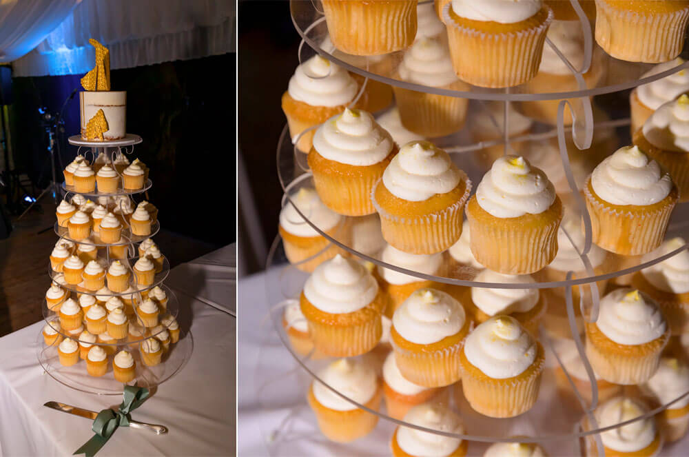 cupcake wedding cake tower 