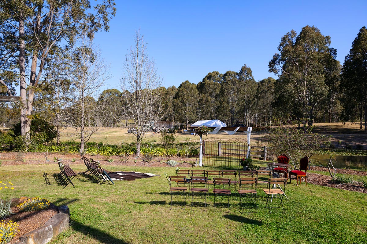 farm wedding hunter valley get married in your back yard