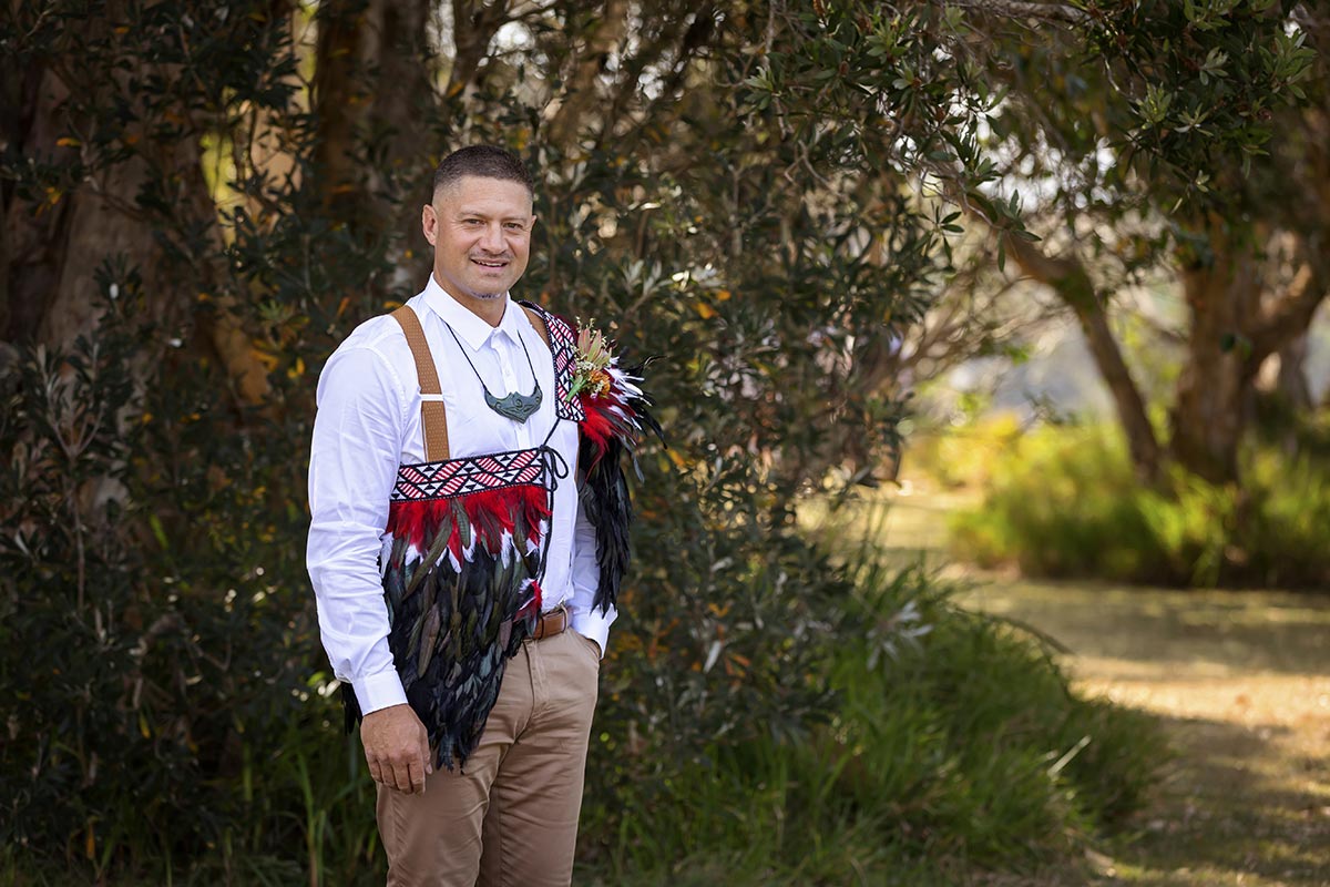 maori wedding tradition korowai cloaks central coast