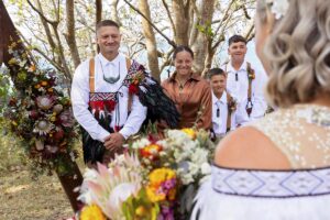 maori wedding tradition korowai cloaks central coast