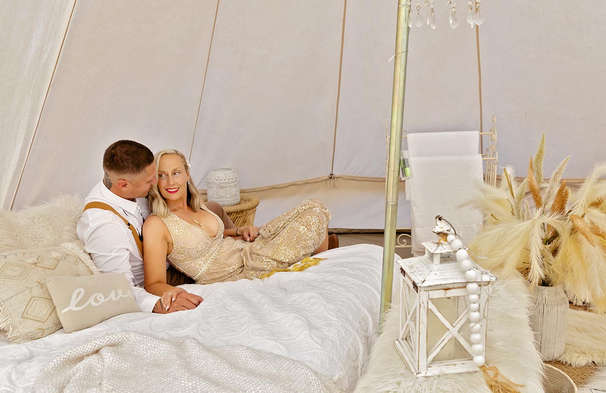 belle glamping tents central coast
