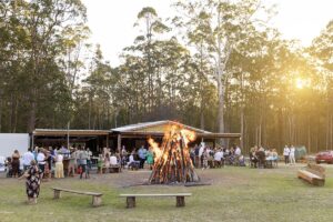 country wedding reception central coast