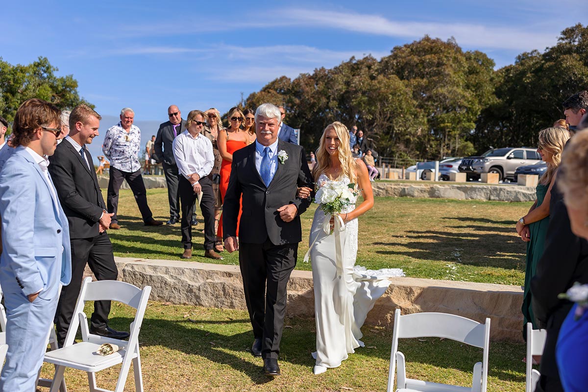 crackneck look out wedding ceremony