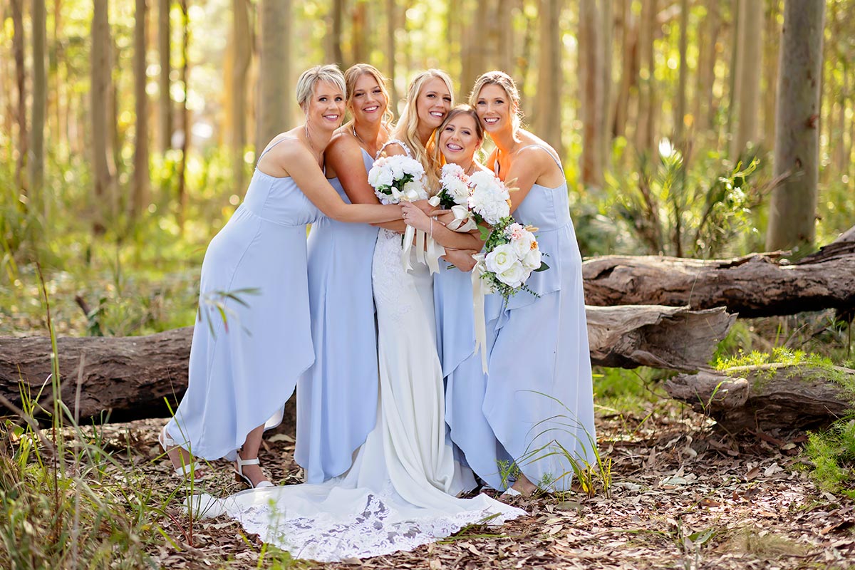 bridal party photos crackneck lookout