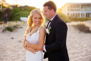soliders beach wedding photos