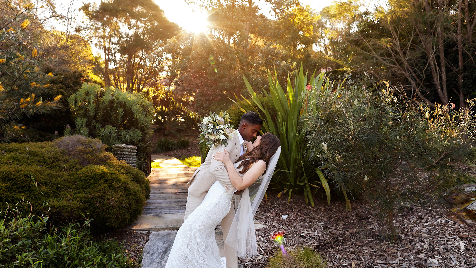 beach bush wedding central coast